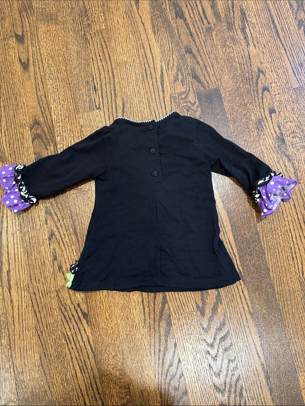 Black Halloween Owl Dress 2T - Picture 6 of 7